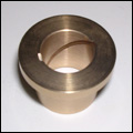 Indian bushing idler gear with spiral oil grooves